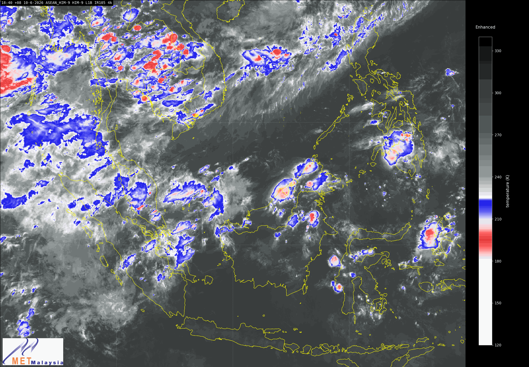 Gambar Satelit MET Malaysia